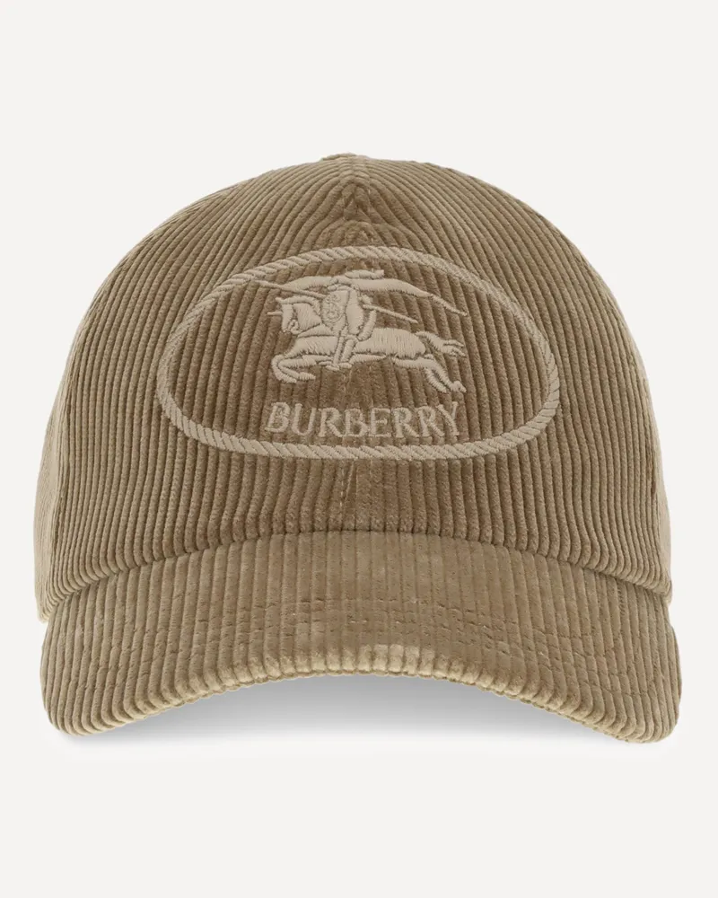 Burberry Corduroy Baseball Hat Male Beige