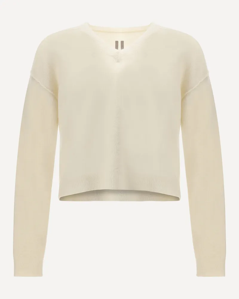 Rick Owens Tommy Sweater Male White