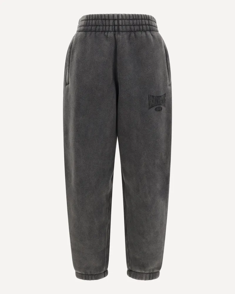 Alexander Wang Graphic Sweatpants Female Grey