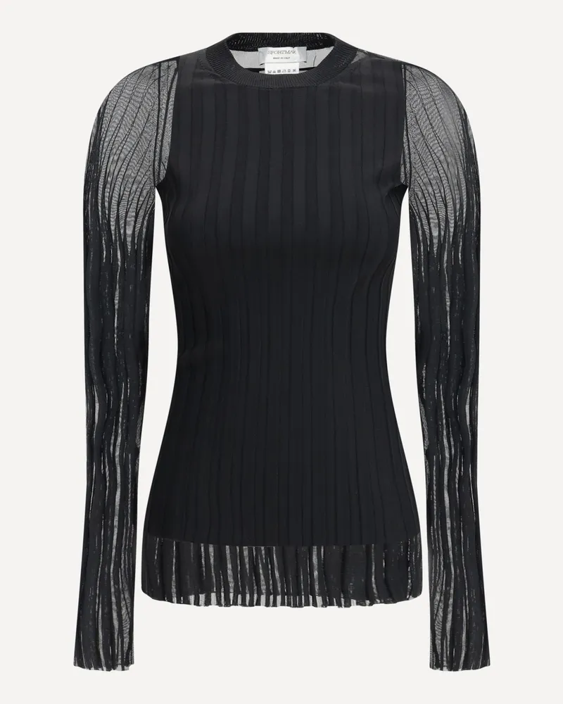 Max Mara Acino1234 Long Sleeve Jersey Female Black