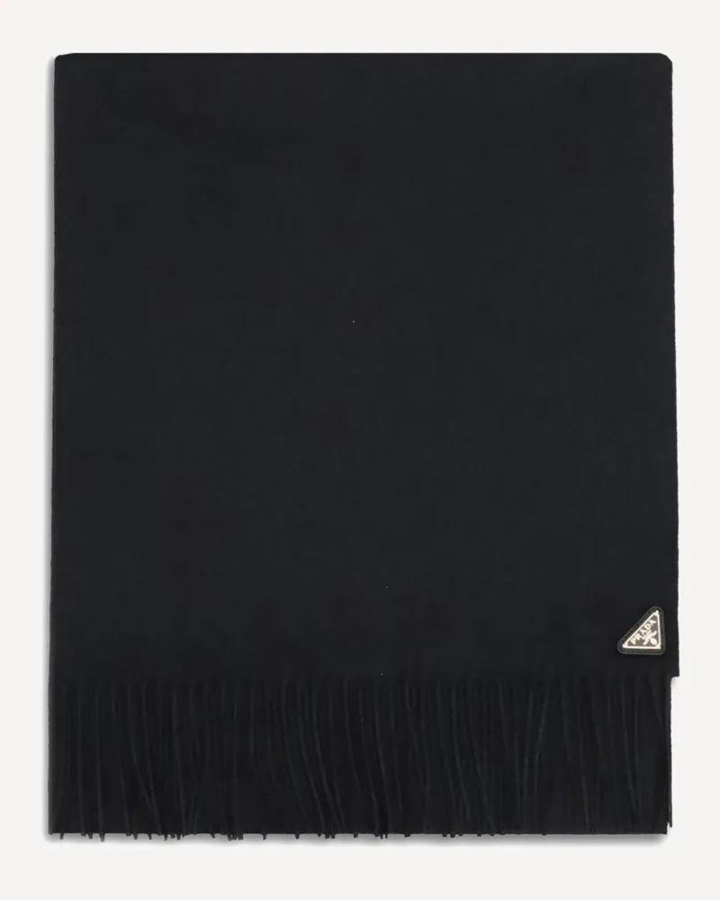 Prada Silk and cashmere Scarf Female Black