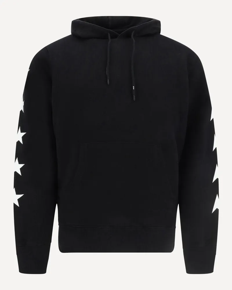 Golden Goose Star Hoodie Male Black