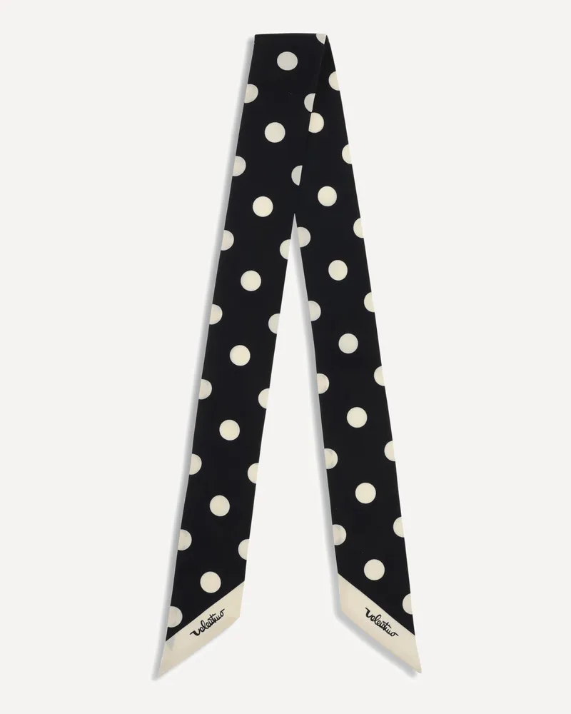 Valentino Garavani Petit Charles Bandeaux Scarf Female Black
