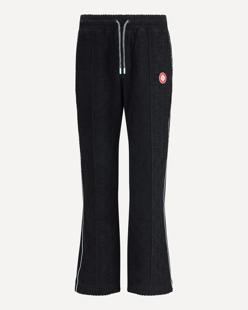 Casablanca Paris Cotton Sweatpants Male Black
