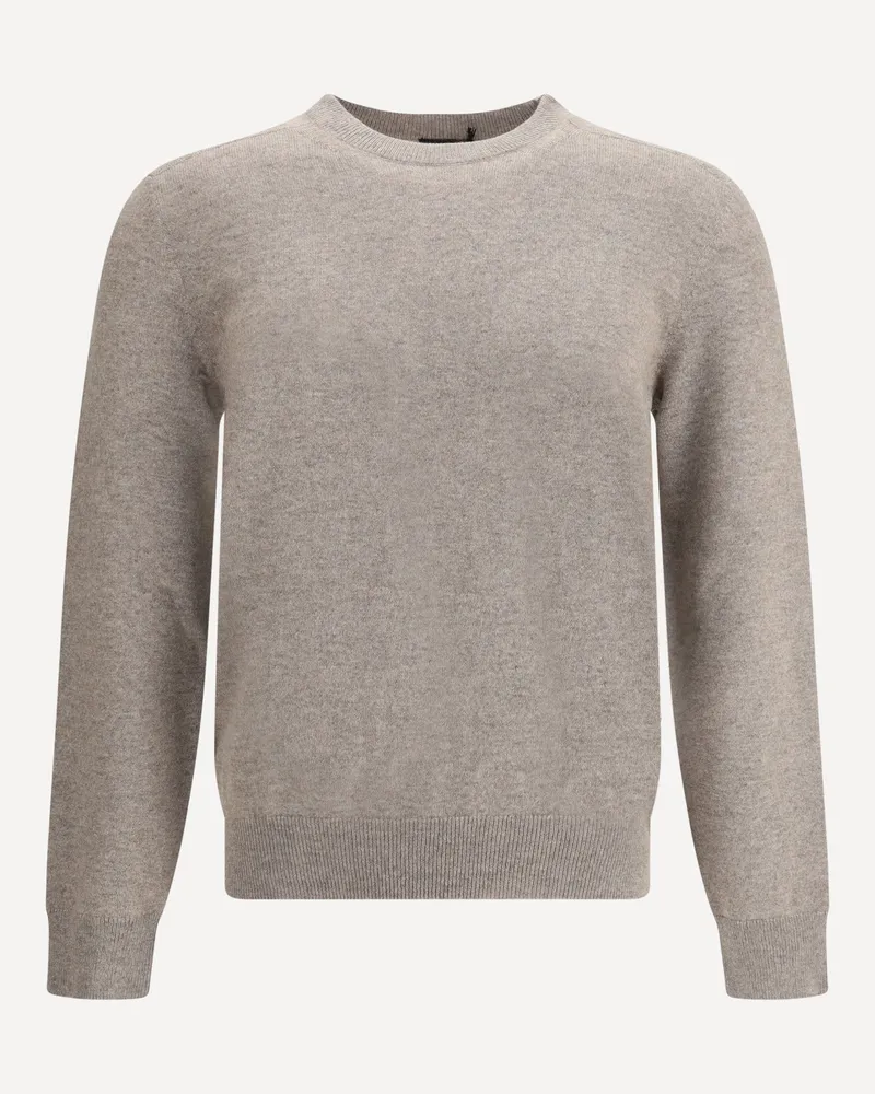 Brioni Cashmere Sweater Male Beige