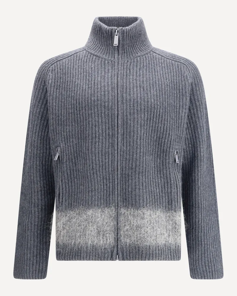 Dsquared2 Zip Cardigan Male Grey