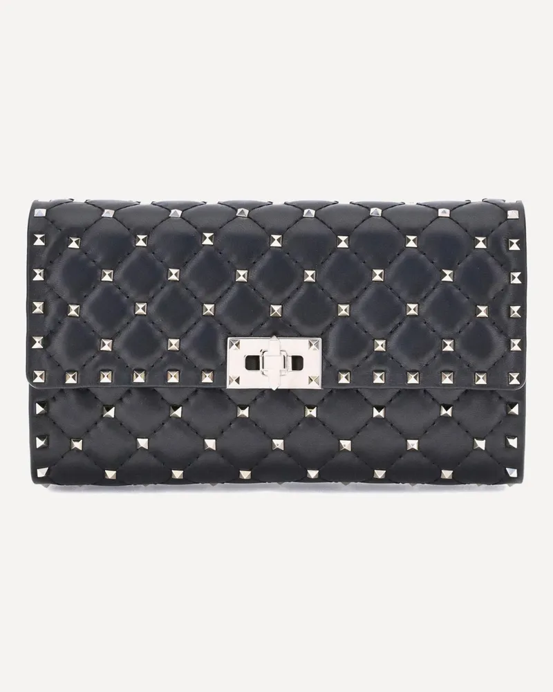 Valentino Garavani Rockstud Spike Shoulder Bag Female Black
