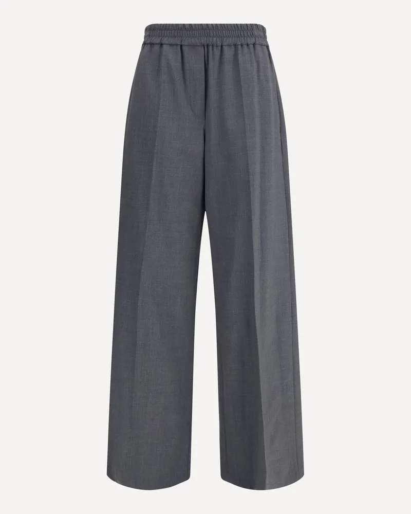 Brunello Cucinelli Palazzo Pants Female Grey