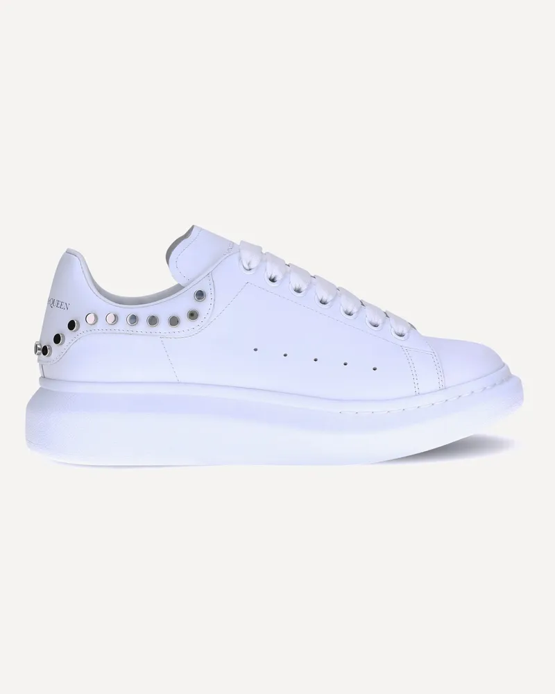 Alexander McQueen Stud leather Sneakers Male White