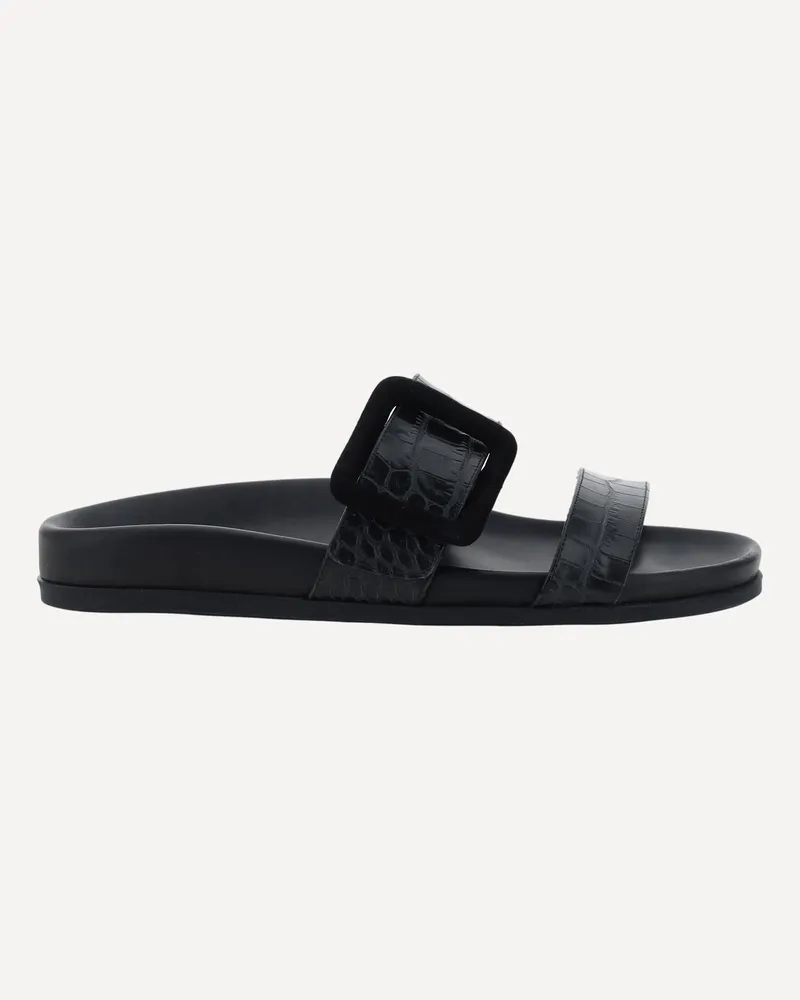 Manolo Blahnik Mayfu Sandals Female Black