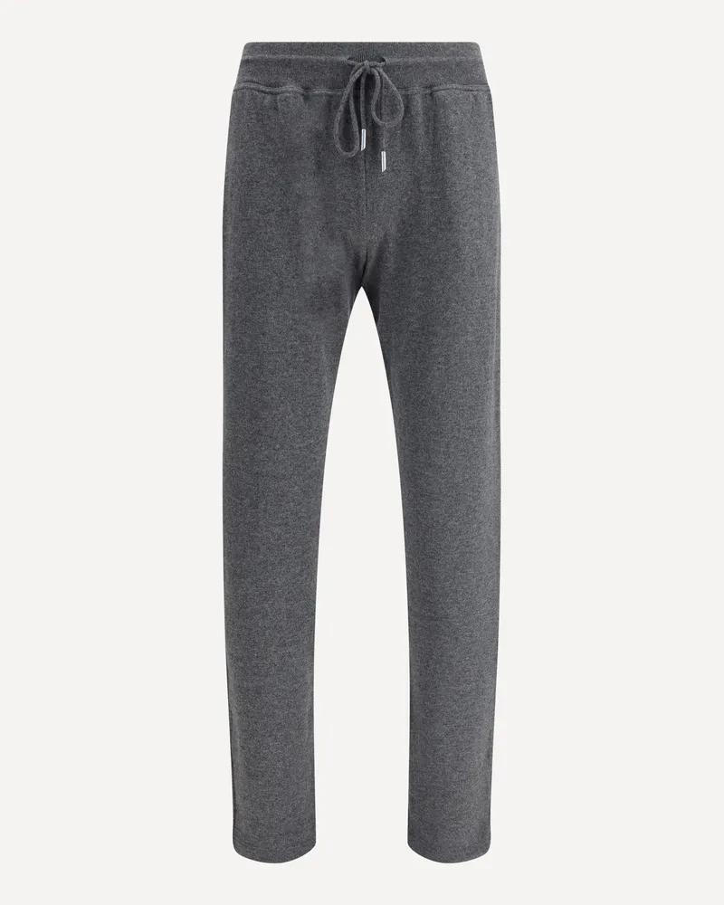Kiton Cashmere Pants Male Grey