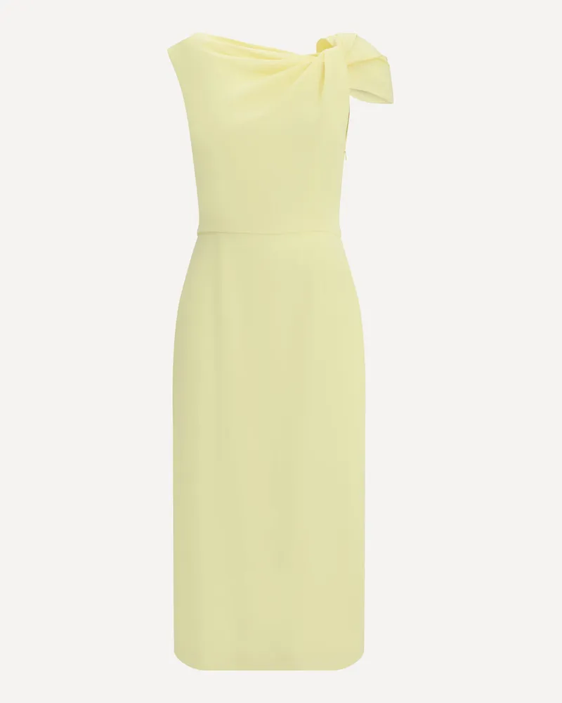 Givenchy Draped Midi Cady Dress Female Yellow