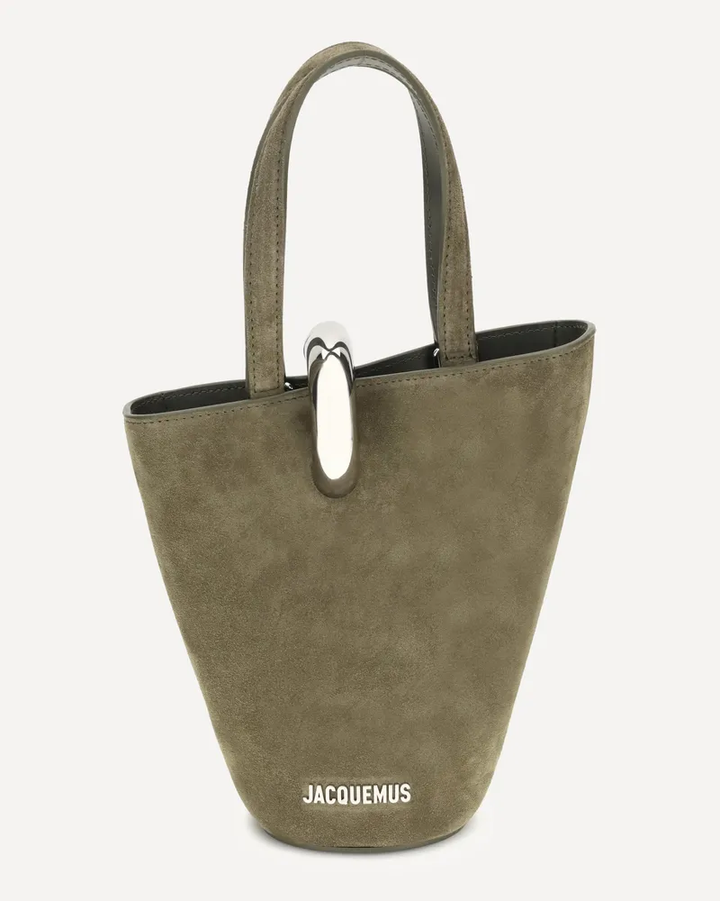 Jacquemus Asymmetric Bucket Bag Female Green