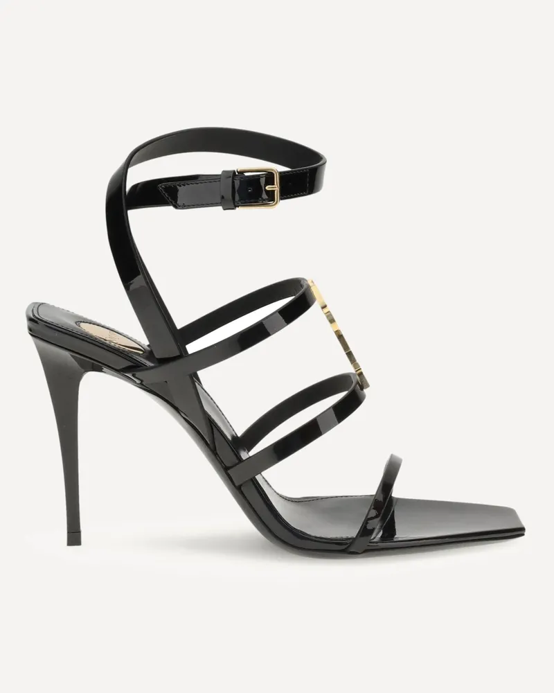 Saint Laurent Cassandra Sandals Female Black