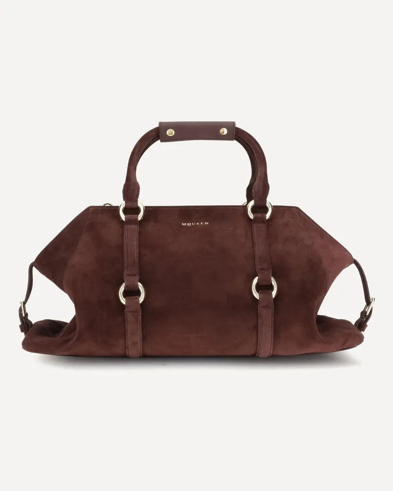 Alexander McQueen Farringdon Bag Female Bordeaux