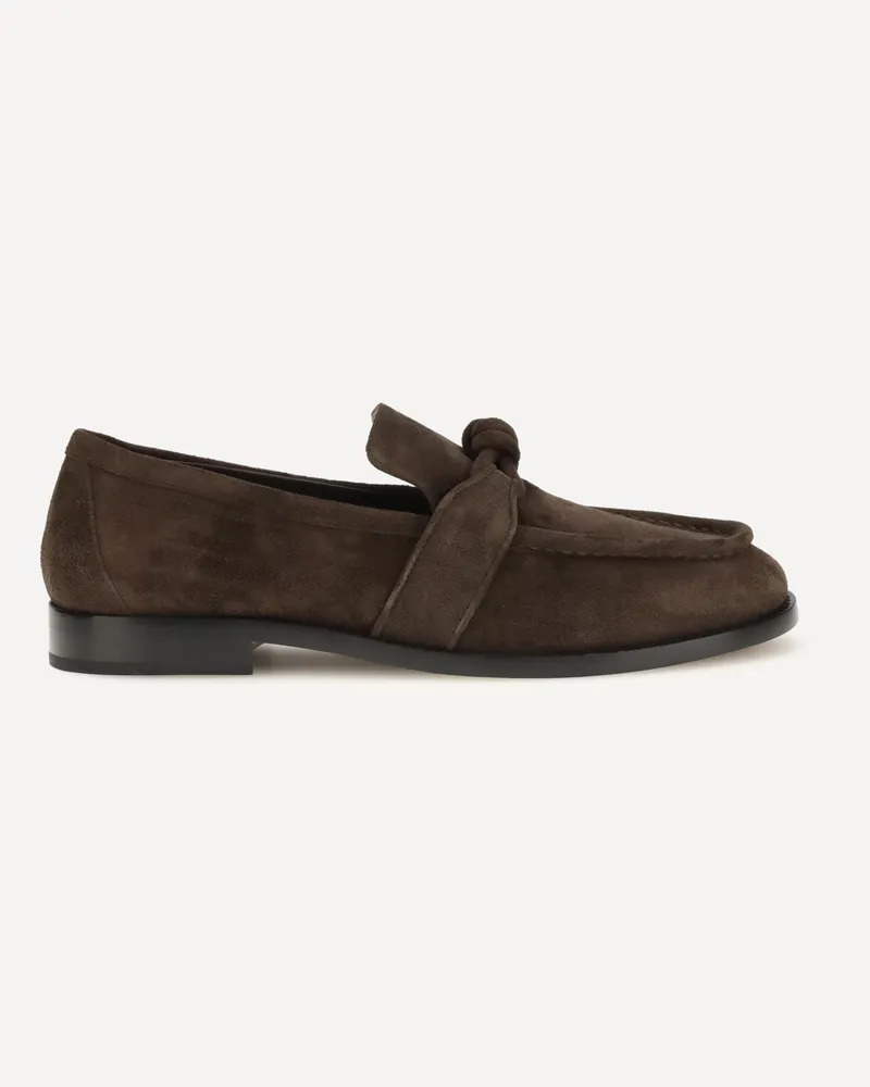 Bottega Veneta Suede leather Loafers Male Brown
