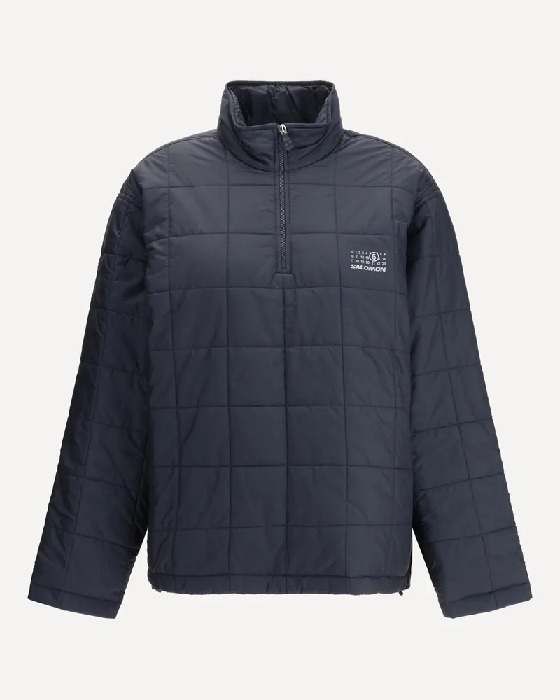 Maison Margiela Quilted half zipped Jacket Salomon X MM6 Female Black