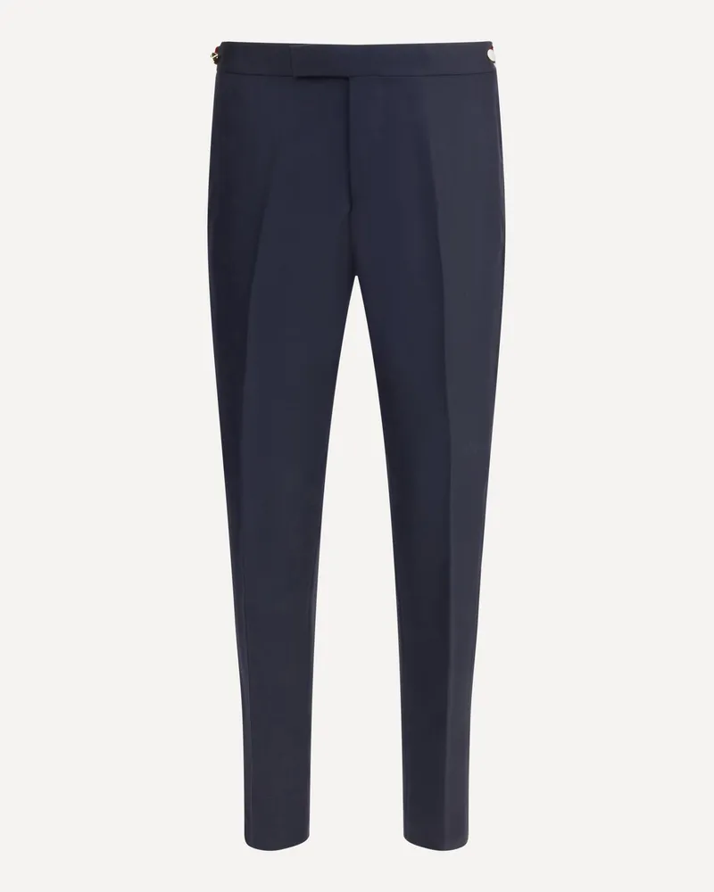 Thom Browne Wool Pants Male Blue