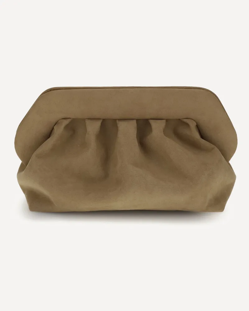 THEMOIRÈ Bios Clutch Bag Female Beige