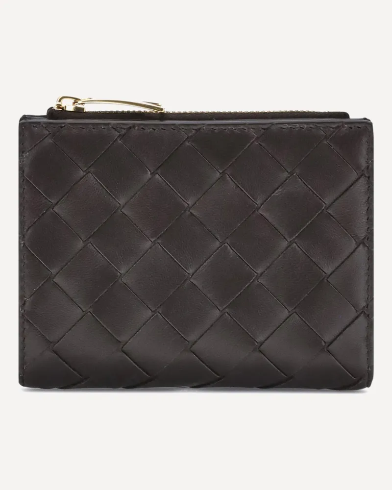 Bottega Veneta Lambskin Wallet Female Brown