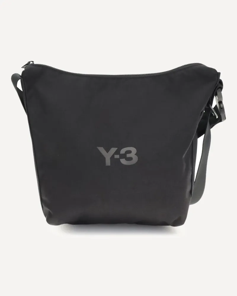 Y-3 Logo Shoulder Bag Male Black