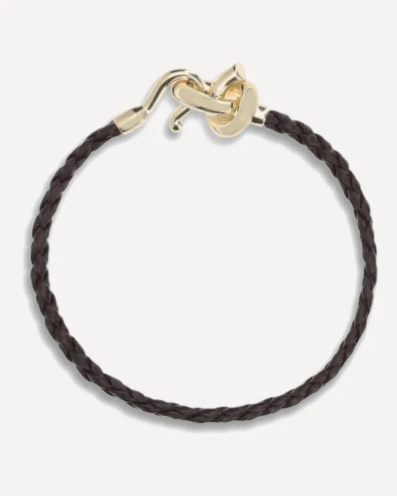 Bottega Veneta Knot Bracelet Female Bordeaux