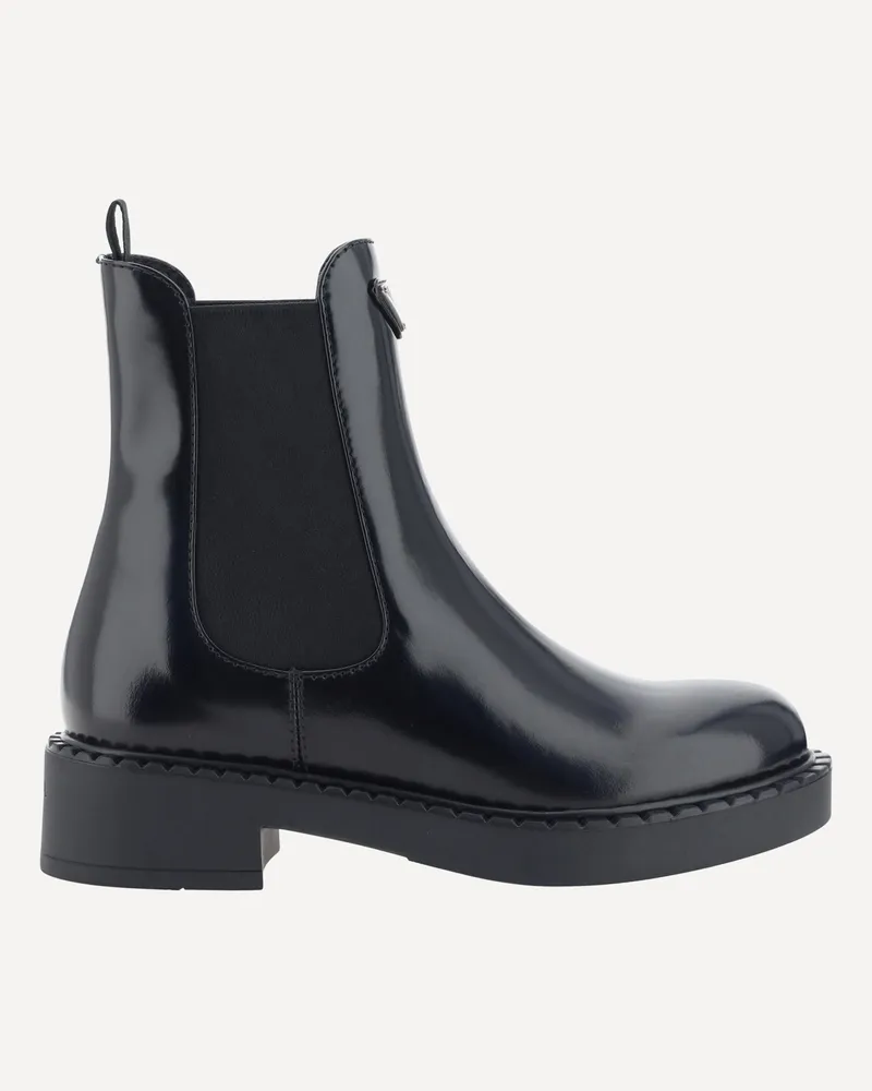 Prada Chelsea Ankle Boots Female Black