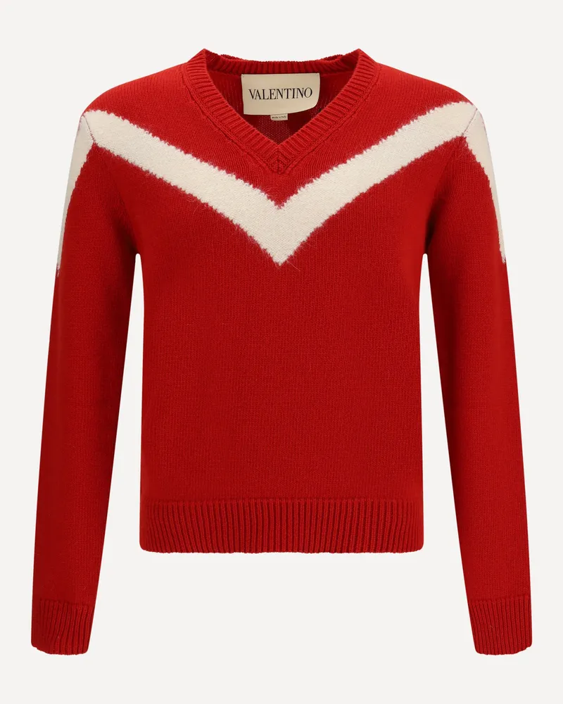 Valentino Garavani Wool Sweater Male Red