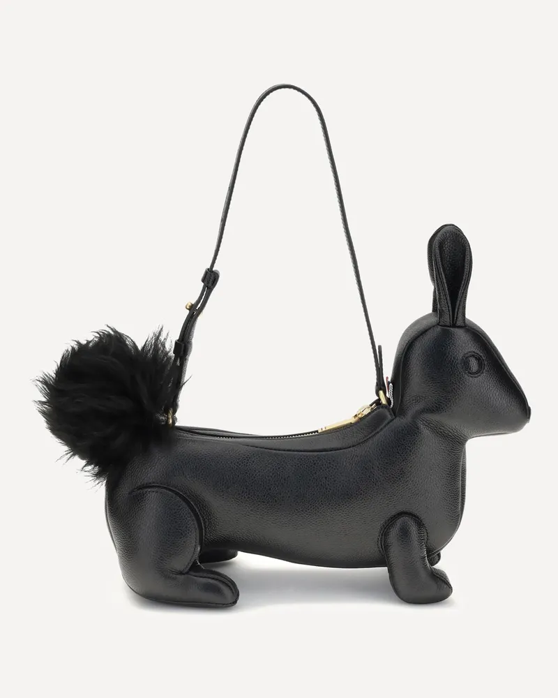 Thom Browne Rabbit Shoulder Bag Female Black