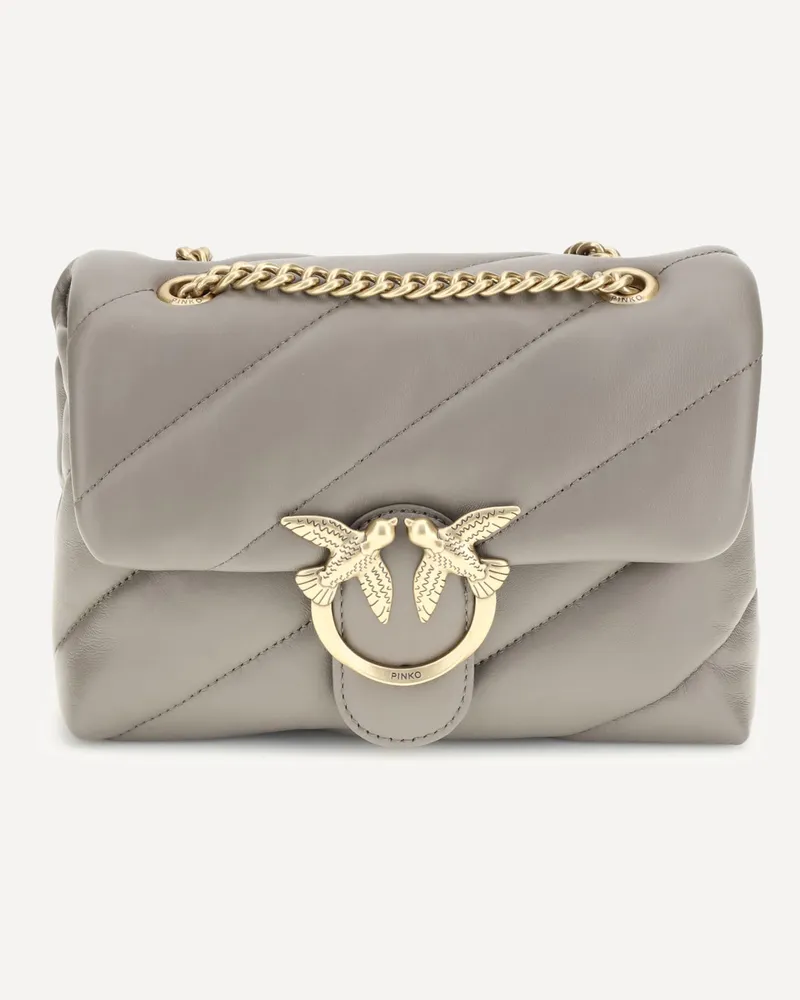 Pinko Love Mini Puff Shoulder Bag Female Grey