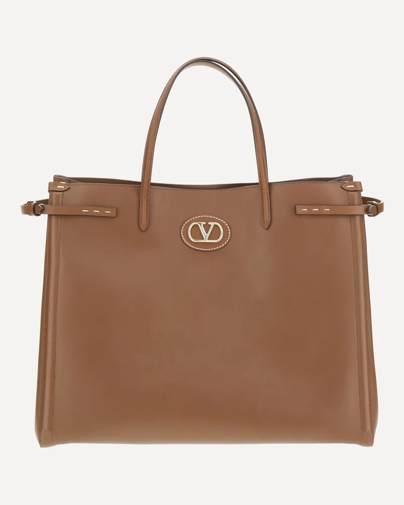 Valentino Garavani Large Antibes Tote Bag Female Brown
