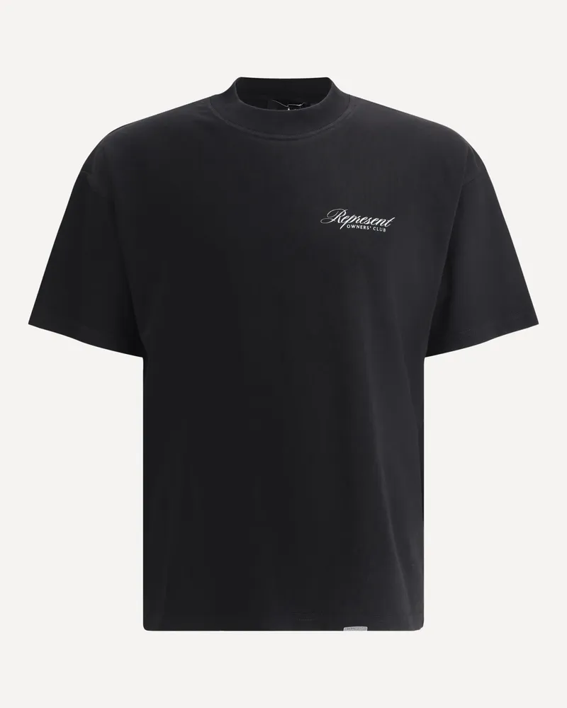 REPRESENT Cotton T-Shirt Male Black