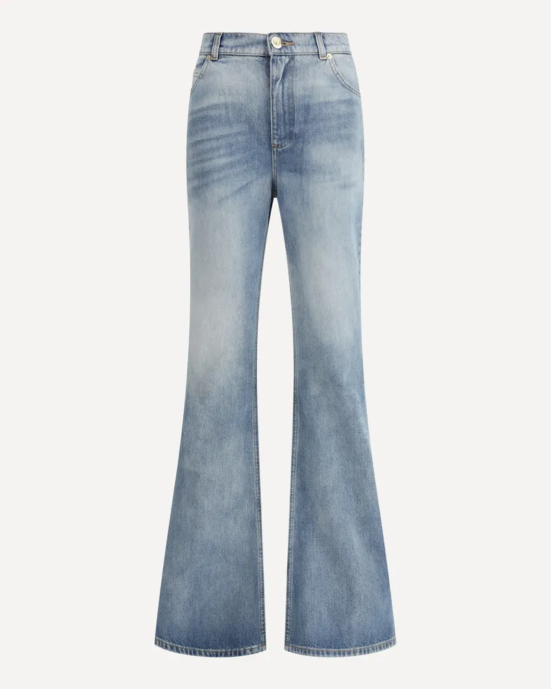Balmain Flare Jeans Female Blue