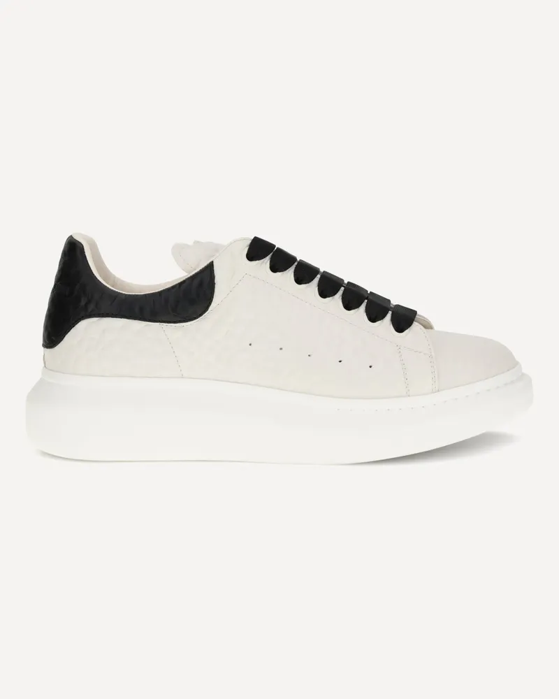 Alexander McQueen Leather Sneakers Male Cream