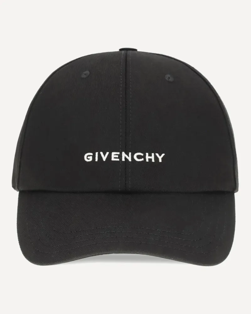 Givenchy Logo Baseball Hat Male Black