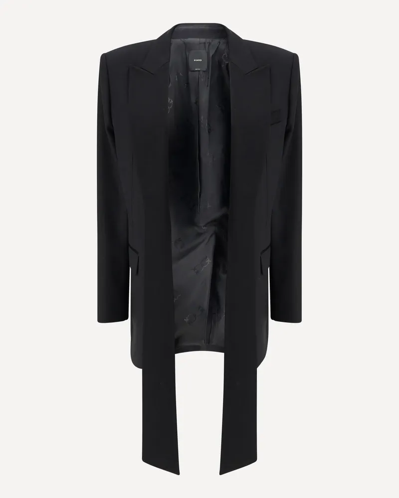 Pinko Asymmetric design Blazer Female Black