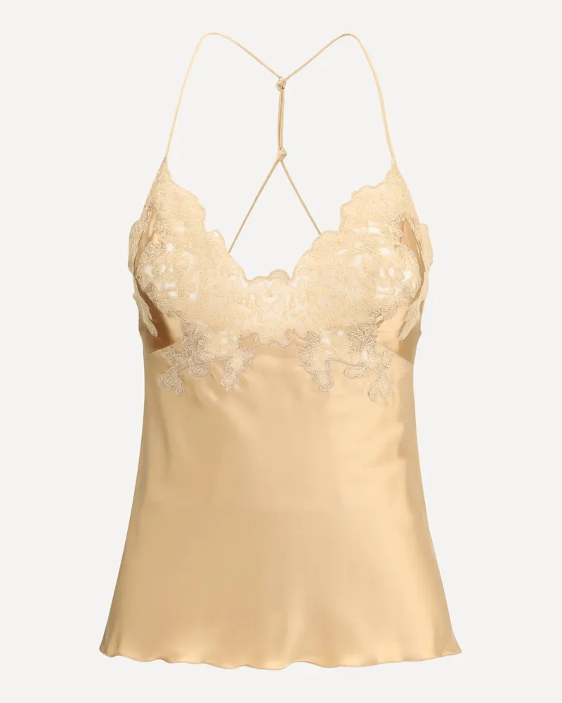 Ermanno Scervino Silk and lace Top Female Pink
