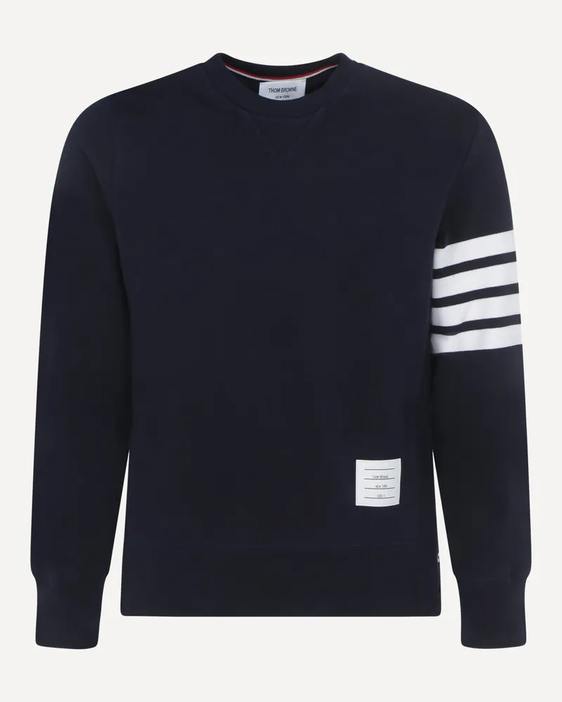 Thom Browne Cotton Sweatshirt Male Blue