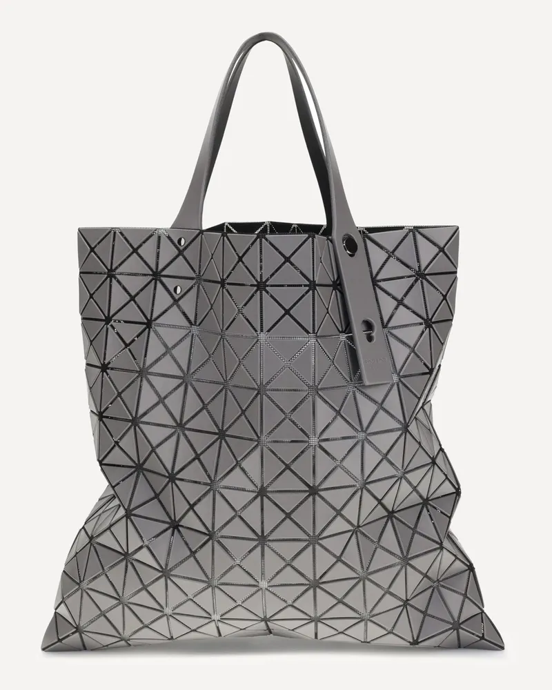 Bao Bao Matte Prism Tote Bag Female Grey