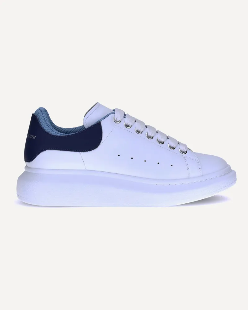 Alexander McQueen Leather Sneakers Male White