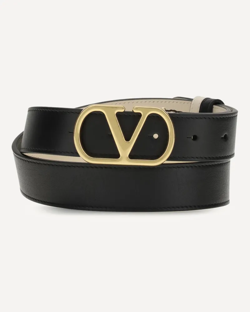 Valentino Garavani VLogo Signature reversible Belt Female Black