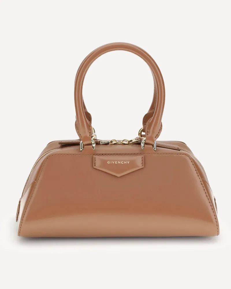 Givenchy Antigona East-West mini Handbag Female Brown