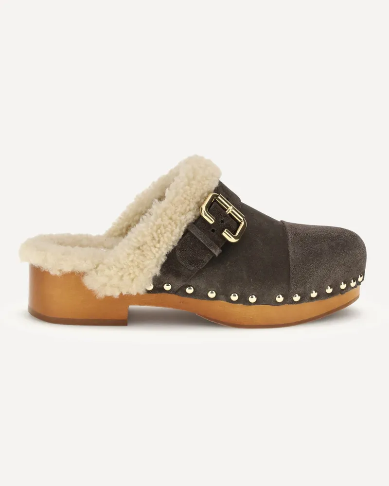 Chloé Jeannette Clogs Female Brown