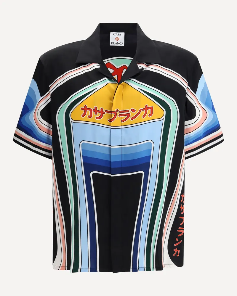 Casablanca Paris Graphic Mountain Shirt Male Multicolour