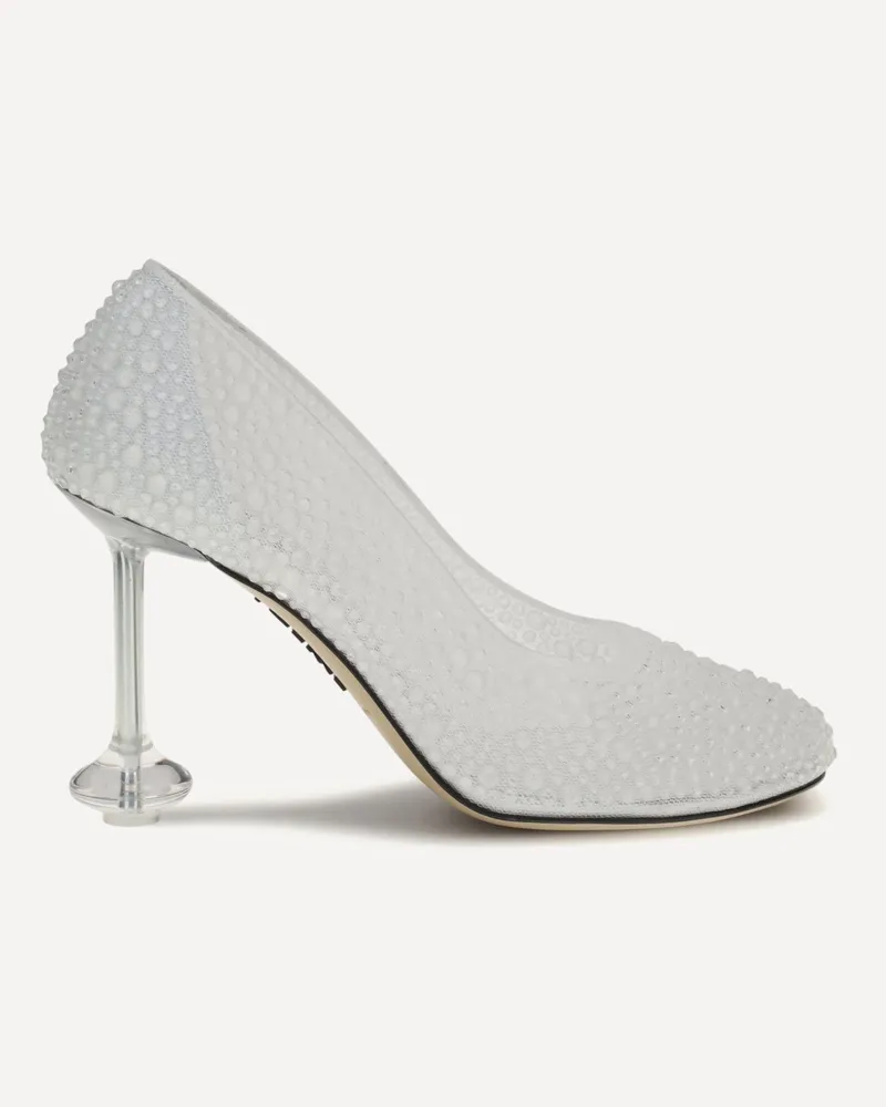 Loewe Ornate mesh Toy Pumps Female White
