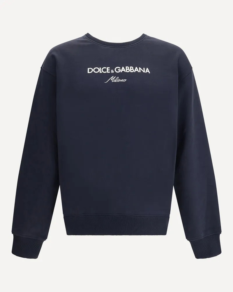 Dolce & Gabbana Logo Sweatshirt Male Blue