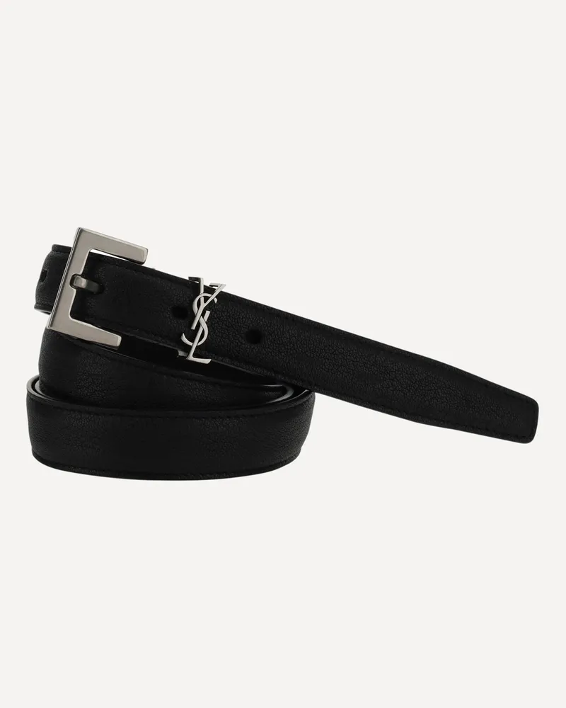 Saint Laurent Belt Male Black