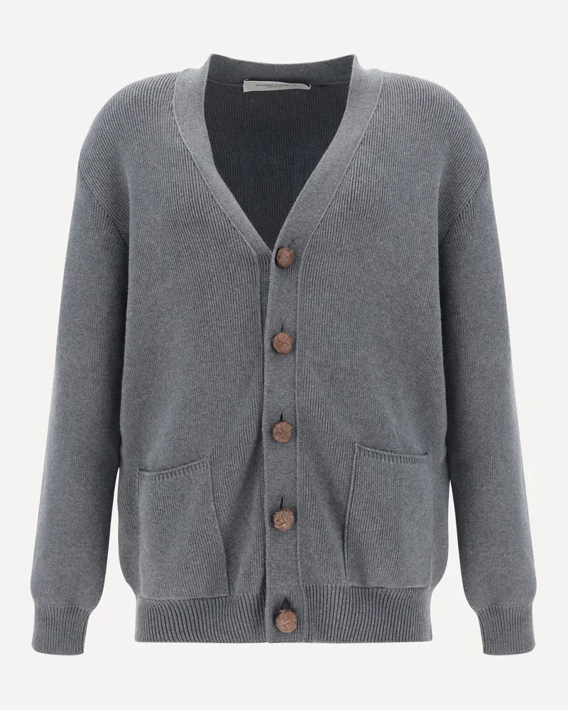 Golden Goose Cardigan Male Grey