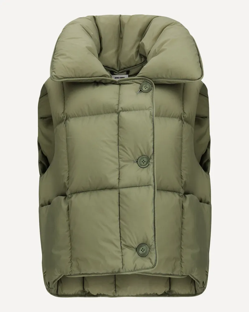 IENKI IENKI Cozy Cloud Vest Micro Female Green