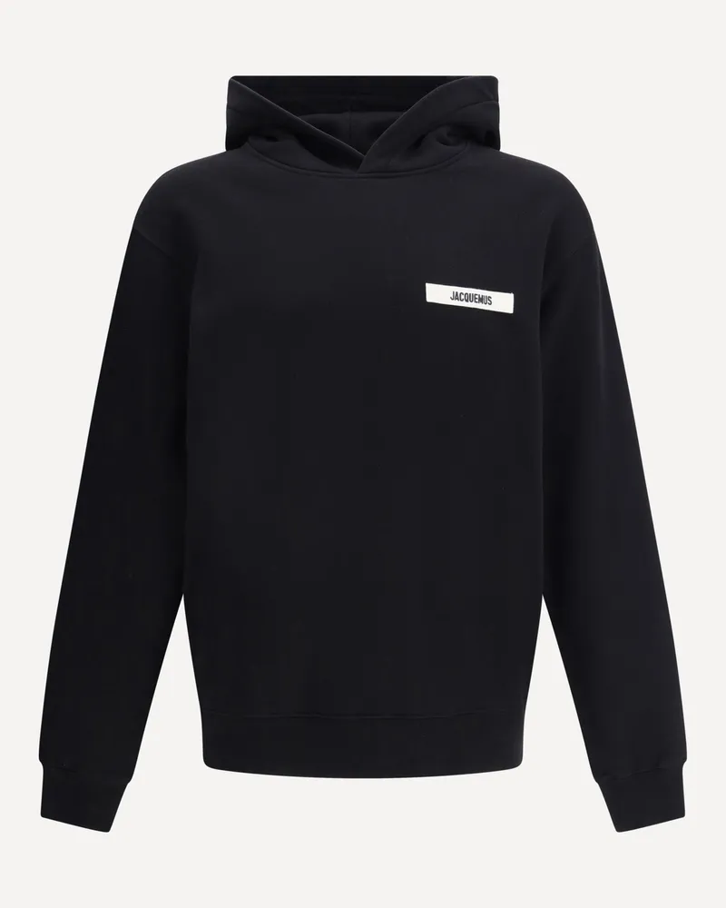 Jacquemus Hooded Sweatshirt Male Black